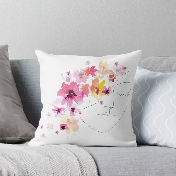 Item preview, Pink Yellow Flower Girl Design designed and sold by CreativNode.