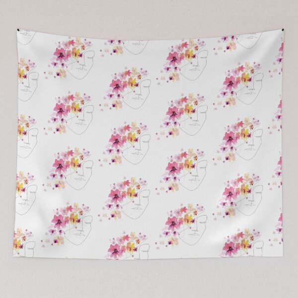 Item preview, Pink Yellow Flower Girl Design designed and sold by CreativNode.