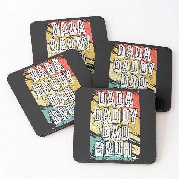Item preview, Dada, Daddy, Dad, Bruh. Father's Day Gift - I Love Dad, Bad Jokes Great Dad, Party Favors - Vintage Sunset Colors designed and sold by zicutza.