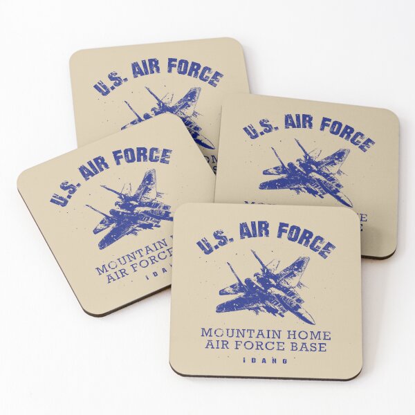 Item preview, Mountain Home AFB vintage blue designed and sold by Lidra Zehcnas.