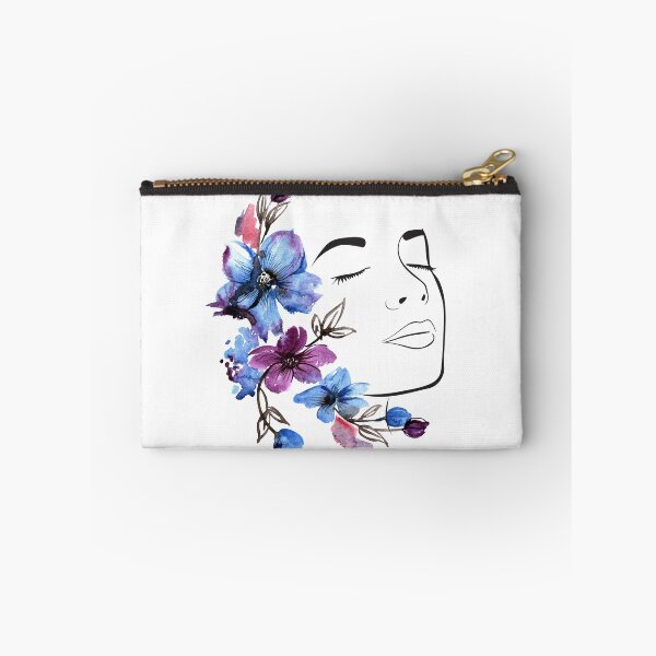 Item preview, Blue Purple Flower Girl Design designed and sold by CreativNode.