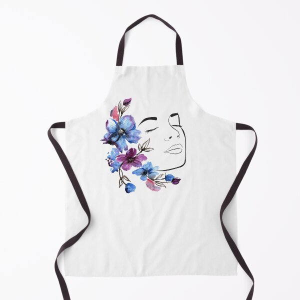 Item preview, Blue Purple Flower Girl Design designed and sold by CreativNode.