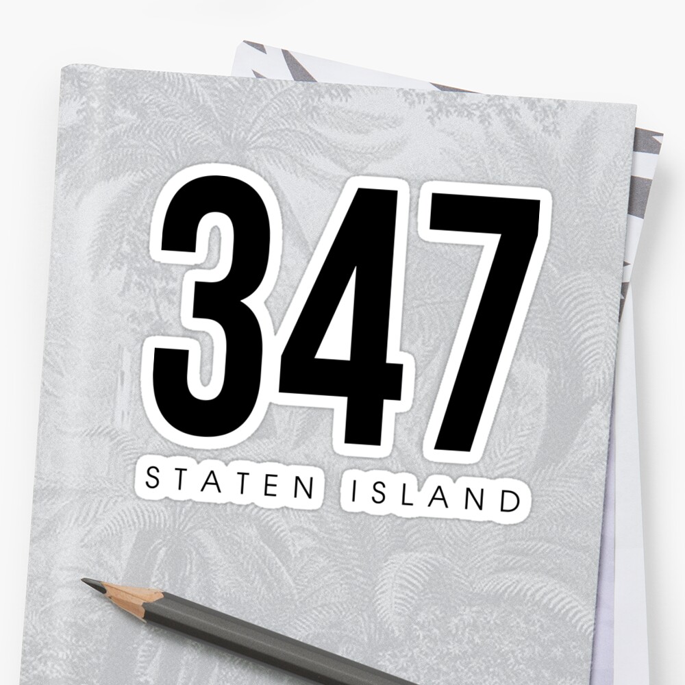 staten-island-ny-347-area-code-sticker-by-cartocreative-redbubble