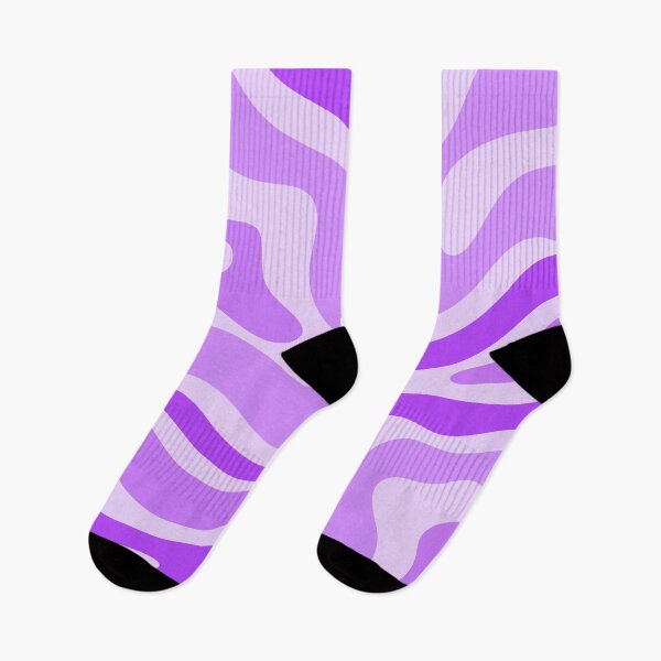 Item preview, Modern Retro Liquid Swirl Abstract Pattern in Purple designed and sold by kierkegaard.