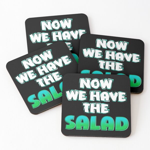 Item preview, Now we have the salad | Funny Denglish saying for vegetarians or fans of Denglish humor designed and sold by Gordenwear.