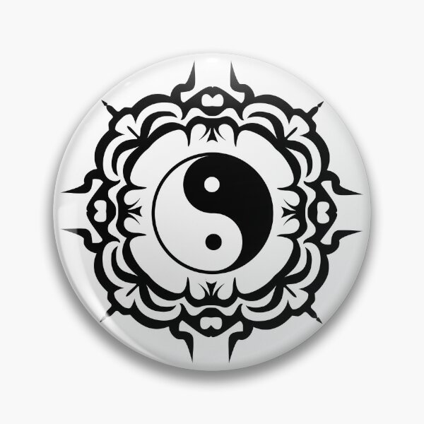 Item preview, Yin Yang Geometric Pattern designed and sold by FirstwaterRuby.