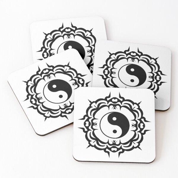 Item preview, Patrón geométrico Yin Yang designed and sold by FirstwaterRuby.