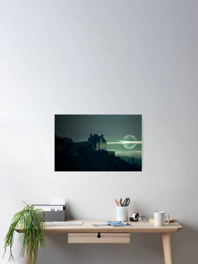 Thumbnail 2 of 3, Poster, Edinburgh Castle designed and sold by Chris Clark.