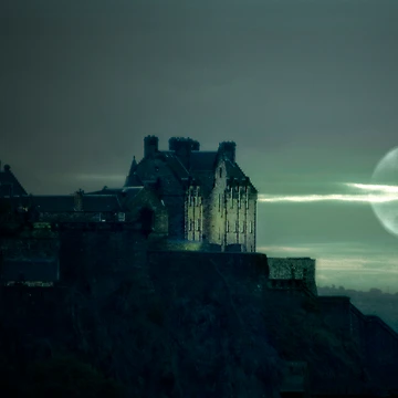 Artwork thumbnail, Edinburgh Castle by Chris Clark