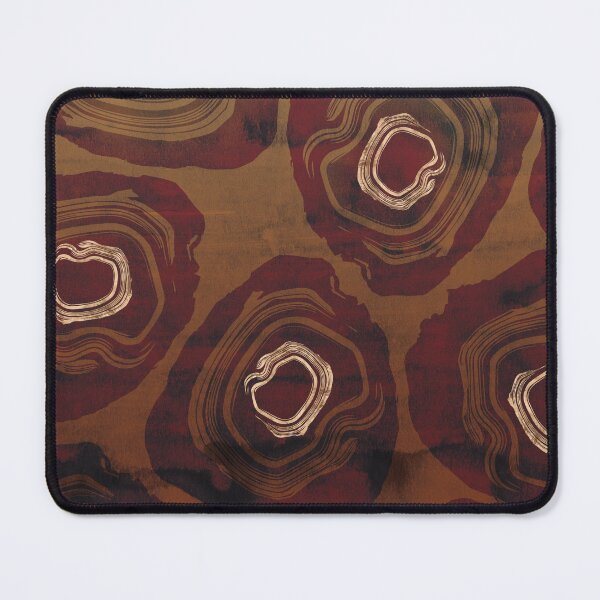 Item preview, Sliced Geodes in Rust Ombre with Metallic Gold Details designed and sold by Blixa6Studios.