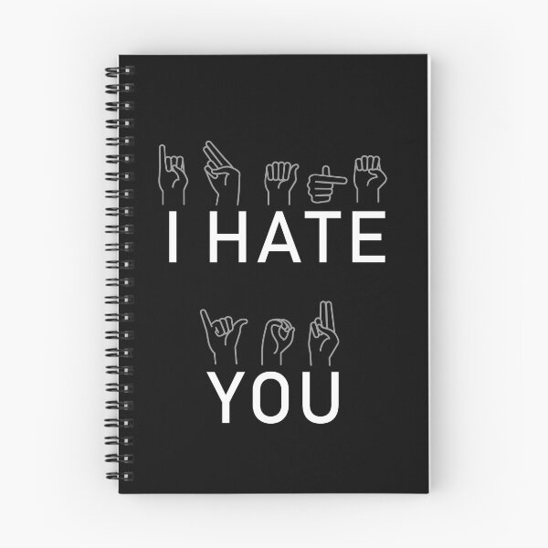 Item preview, i hate you signs language designed and sold by T-paw.