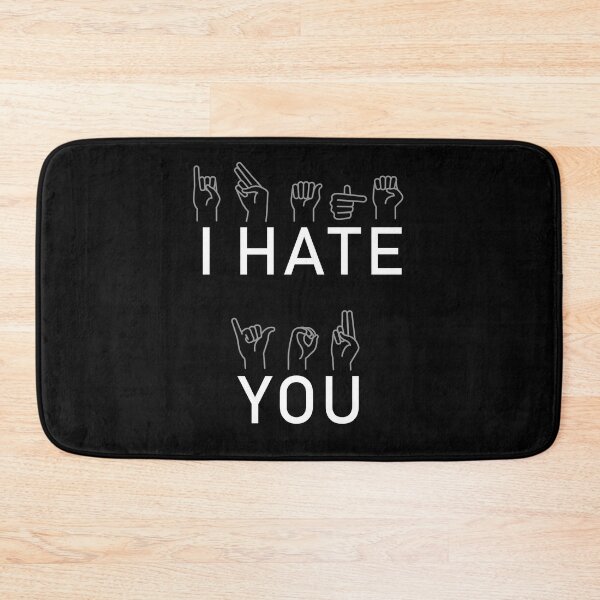 Item preview, i hate you signs language designed and sold by T-paw.