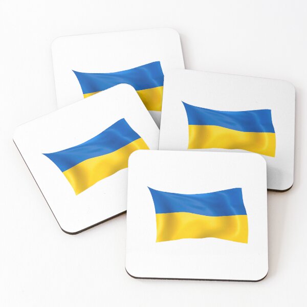 Item preview, Ukraine Flag Banner Blue Gold Yellow designed and sold by lathspell.