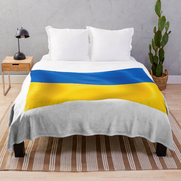 Item preview, Ukraine Flag Banner Blue Gold Yellow designed and sold by lathspell.