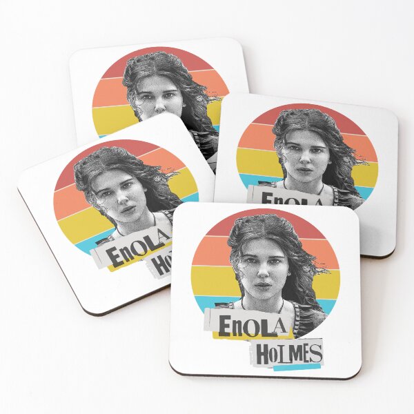 Artikelvorschau, Verkleidete geheime Glücksbotschaft verschwindet Enola Holmes Vintage Retro Wave entworfen und verkauft von StepaniEdwasiel.