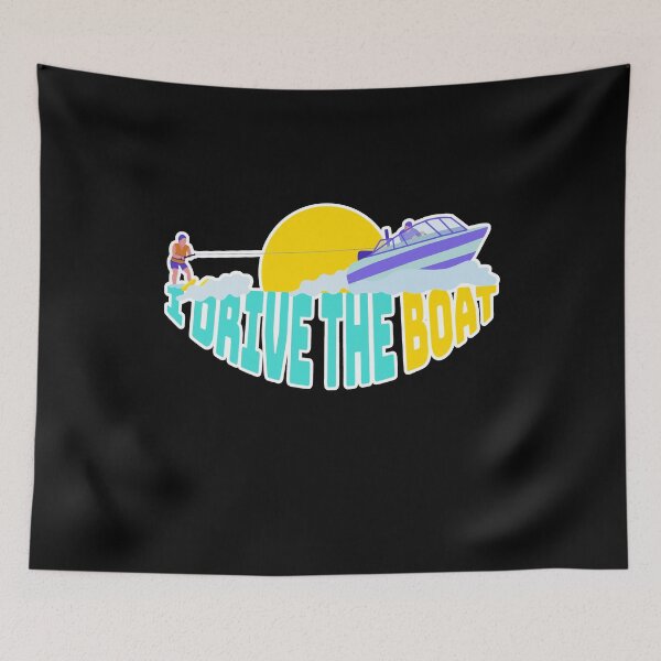 Item preview, I Drive The Boat Waterskiing designed and sold by MooonTees.