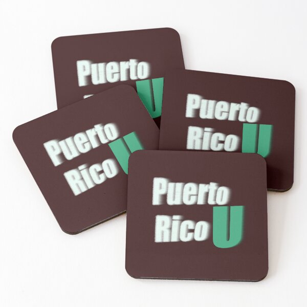 Item preview, Puerto Rico U abstract design designed and sold by lobodelnoir.