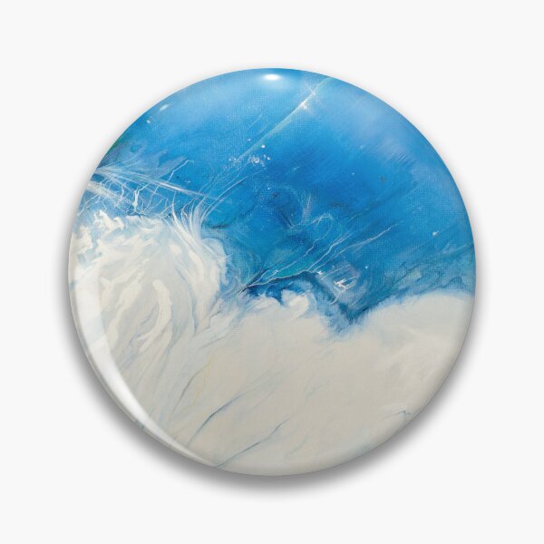 Item preview, Flock (Blue & White Abstract) designed and sold by ClareWildeArt.