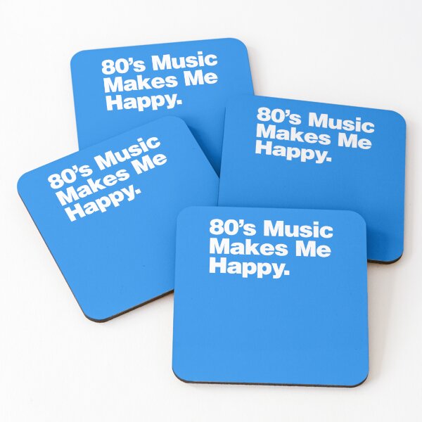 Item preview, 80&X27;S MUSIC MAKES ME HAPPY Essential T-Shirt designed and sold by JacqueliRadits.
