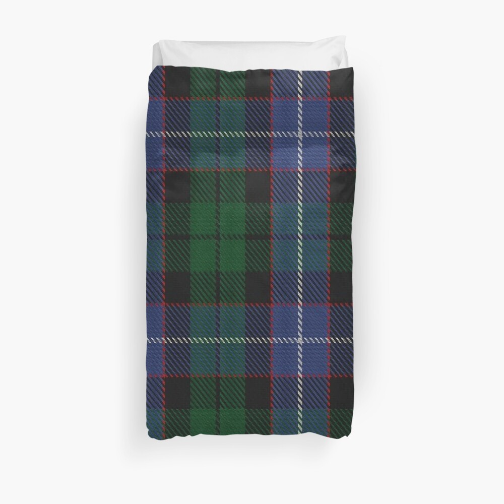 Russell or Mitchell or Hunter or Galbraith Clan/Family Tartan Duvet Cover