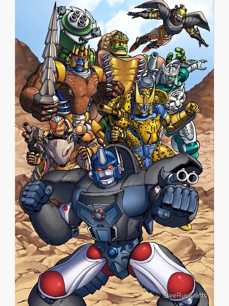 "Maximals - Beast Wars Transformers" Poster By BeeRyeCrafts | Redbubble