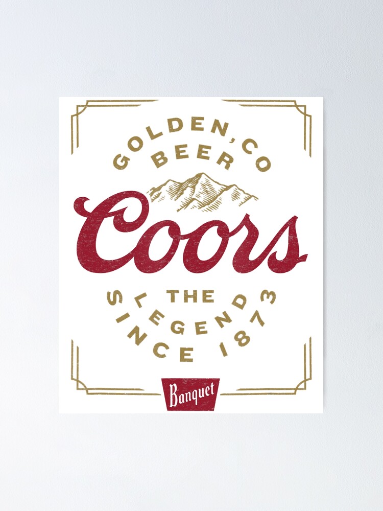 "Coors Banquet Rodeo, Coors Rodeo Colorway" Poster by rosolwegironefn