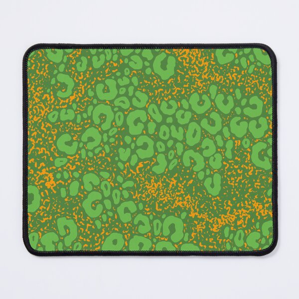 Item preview, Green and orange animal and liquid mix pattern. Colorful leopard designed and sold by hmorena.