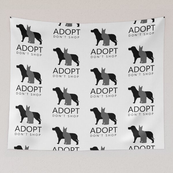 Item preview, Adopt Don't Shop  designed and sold by raineOn.