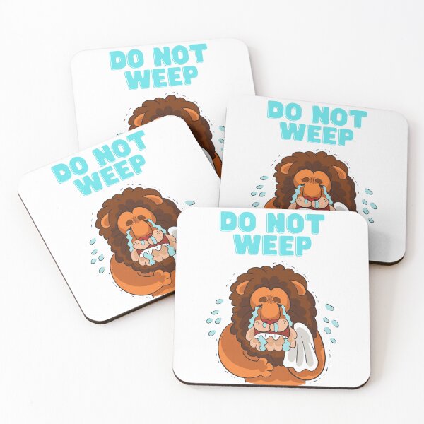 Item preview, Do not weep sad lion designed and sold by Tony ⭐⭐⭐⭐⭐.