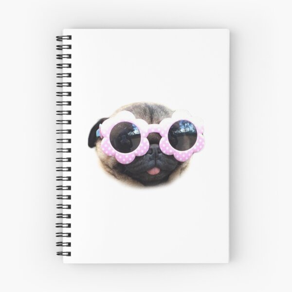 Item preview, Pug con gafas designed and sold by Cyranek.