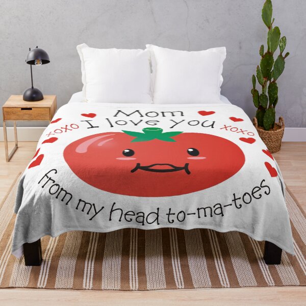 Item preview, Mom I Love you from my Head Tomatoes Pun Design designed and sold by pixelspantry.