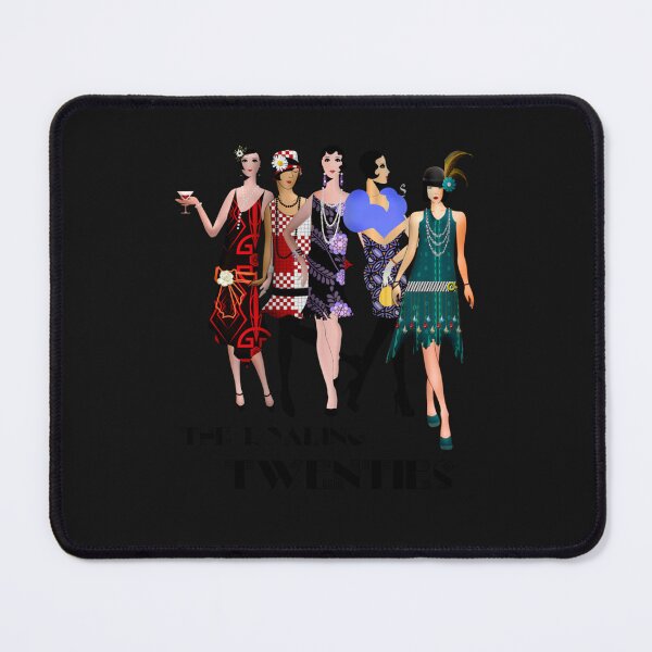 Item preview, Roaring 20S Flapper Girls T-Shirt designed and sold by MatsLuhrs.