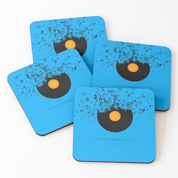 Item preview, Musical Note Dispersion Of Vinyl Disc  T-Shirt designed and sold by BiancBaader.