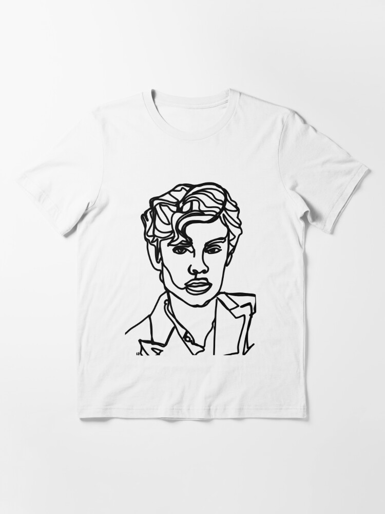 Louis Partridge Fan Art Essential Unisex Baseball T-Shirt