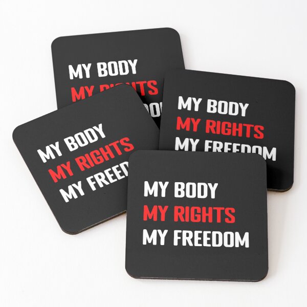 Item preview, My body My rights My freedom Feminist Women Rights Bold Text designed and sold by wenjunior.