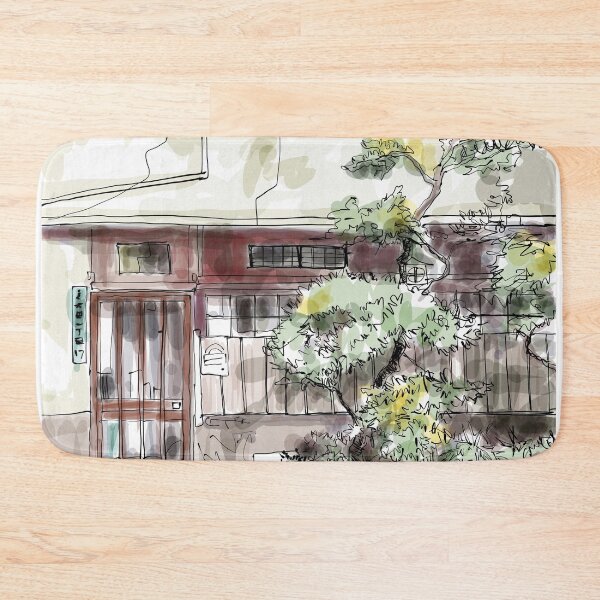 Item preview, Japanese Shop Front Urban Sketch 01 designed and sold by LanrivArtStudio.
