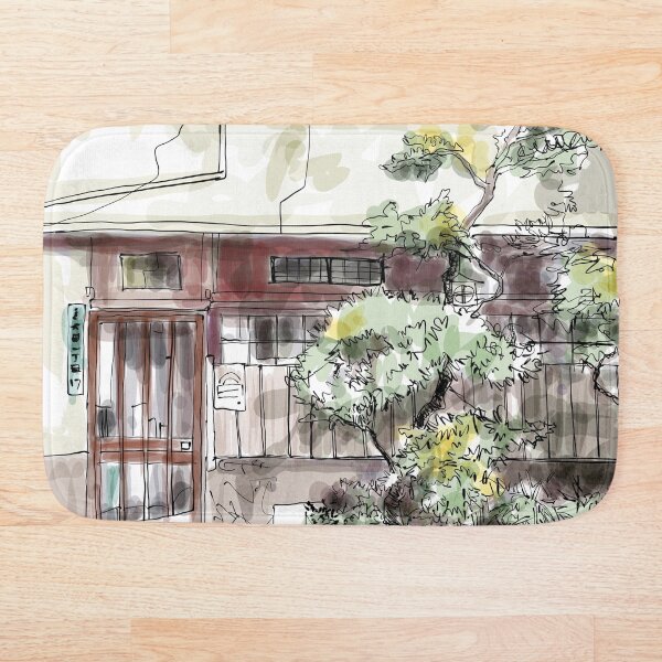 Item preview, Japanese Shop Front Urban Sketch 01 designed and sold by LanrivArtStudio.
