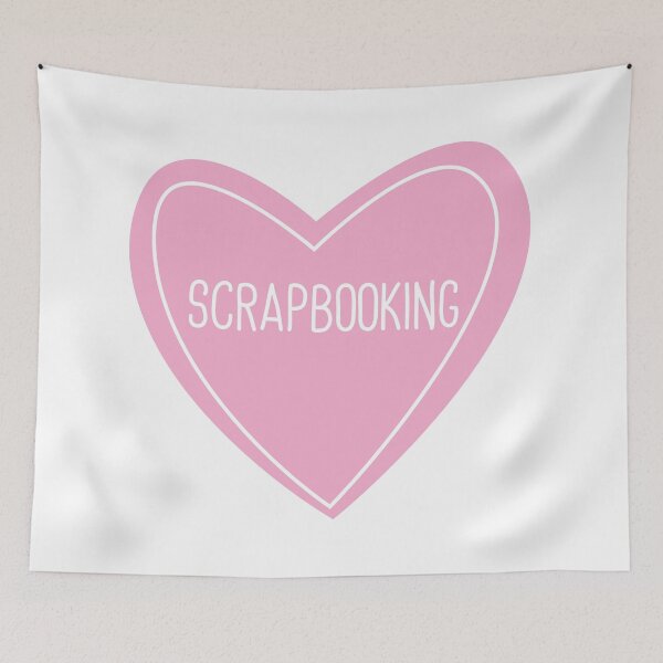 Aperçu de l'œuvre Coeur de scrapbooking créée et vendue par teesaurus.