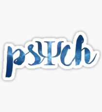 psychology (made for paige <3 ) Sticker