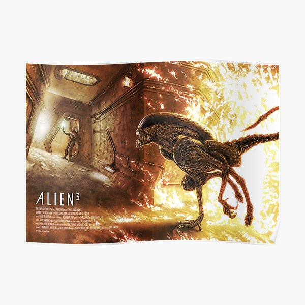 "Alien 3 (1992)" Poster By AlienFanArt | Redbubble