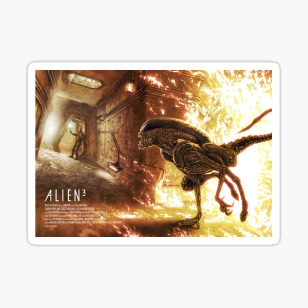 "Alien 3 (1992)" Sticker By AlienFanArt | Redbubble