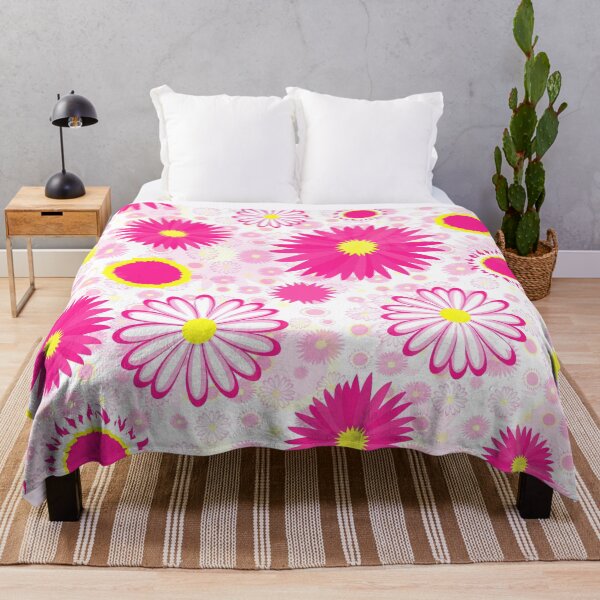 Item preview, Happy Pink-Fuschia Daisy Pattern designed and sold by ClaudiaFlores.