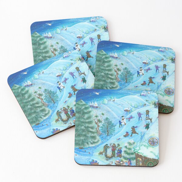Item preview, Snow Picnic designed and sold by ClareWildeArt.