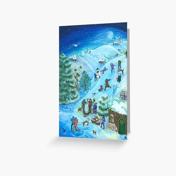 Artikel-Vorschau von Picknick im Schnee, designt und verkauft von ClareWildeArt.
