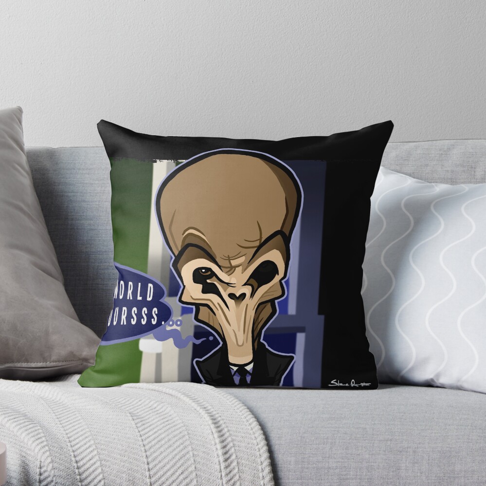 This World is Ours Throw Pillow