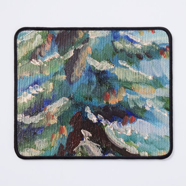 Item preview, Oil painted fir tree designed and sold by Nina's Vibrant Art.