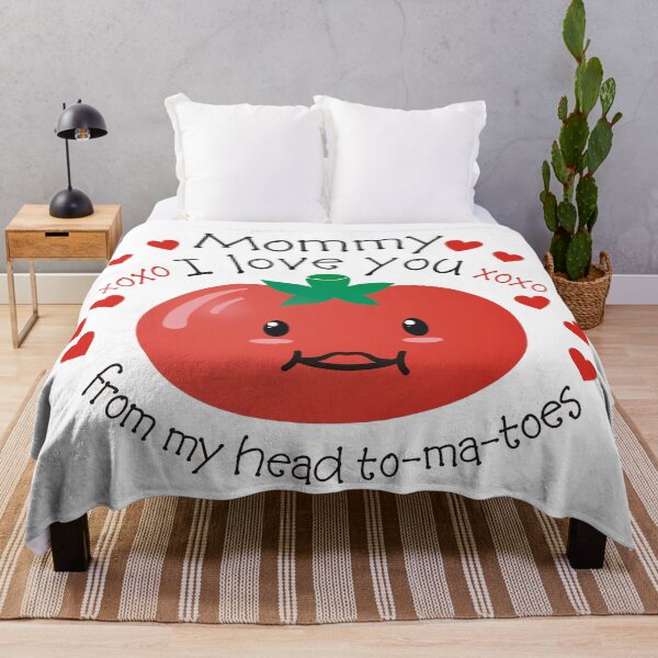 Item preview, Mommy I Love you from my Head Tomatoes Pun Design designed and sold by pixelspantry.
