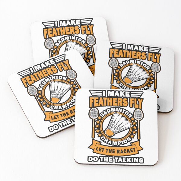 Item preview, Vintage Badminton Quote Design designed and sold by vineeth.
