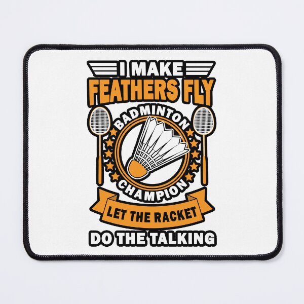 Item preview, Vintage Badminton Quote Design designed and sold by vineeth.