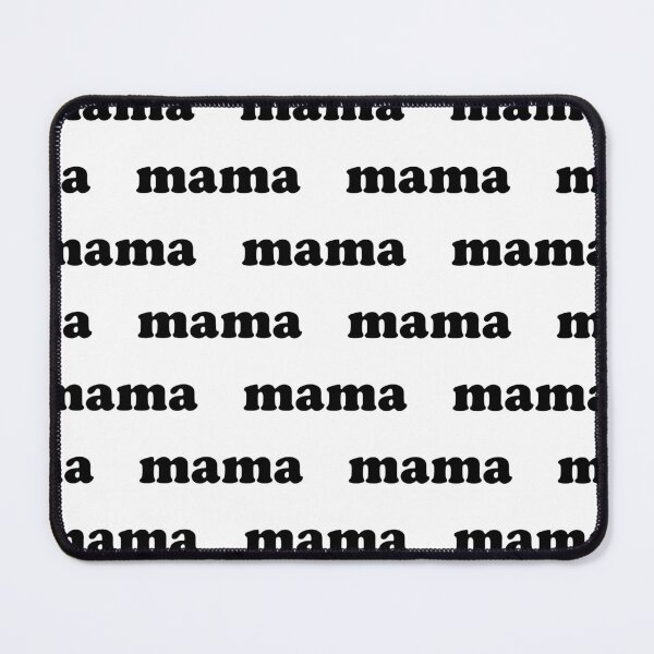 Item preview, Black Mama Word Pattern designed and sold by patterniastudio.